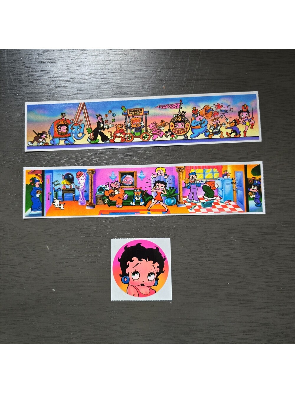 Lot Of 3 Vintage Lisa Frank 1982 Betty Boop Stickers